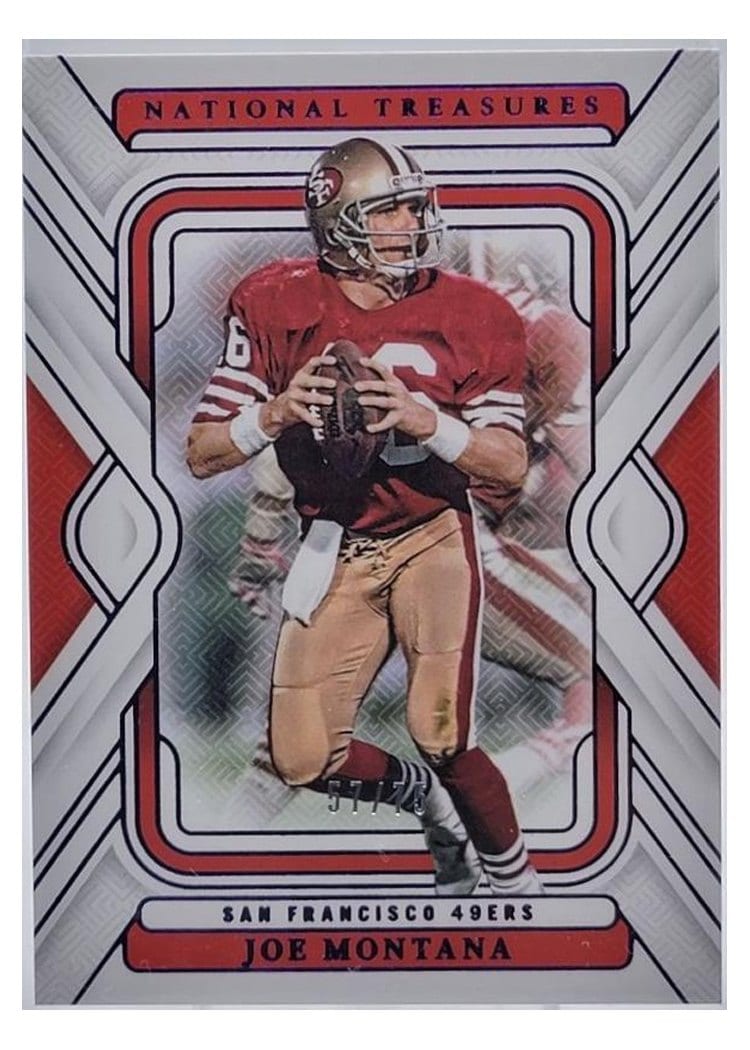 2024 Panini National Treasures Base Set Joe Montana #88 card