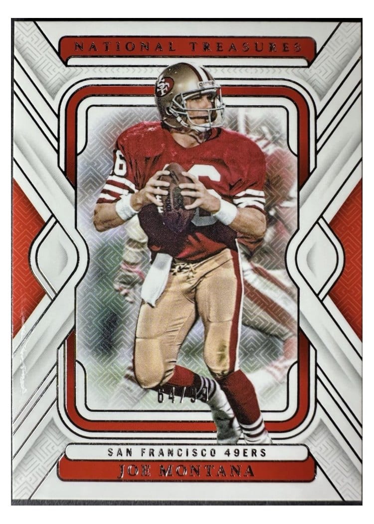 2024 Panini National Treasures Base Set Joe Montana #88 card