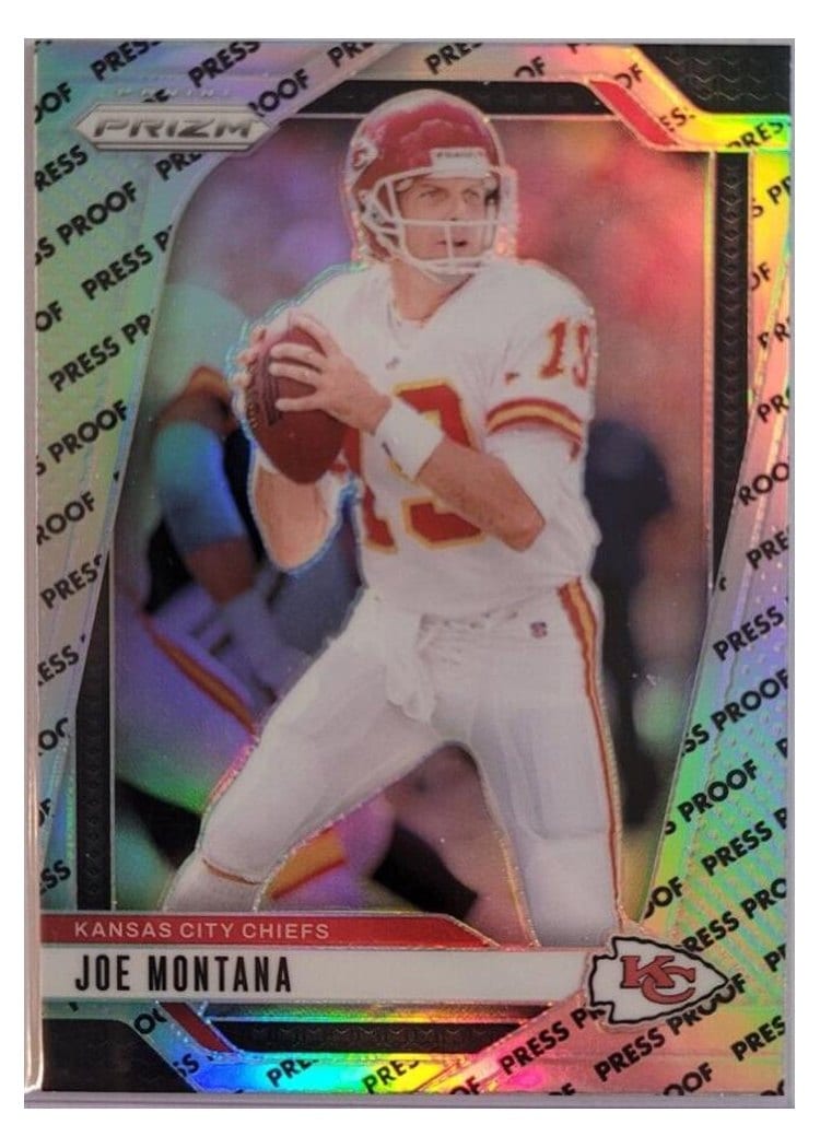 2024 Panini Prizm Base Set Joe Montana #147 card