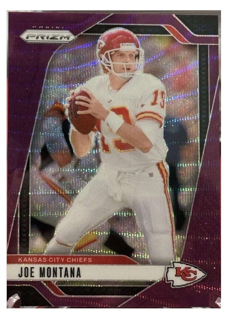 2024 Panini Prizm Base Set Joe Montana #147 card
