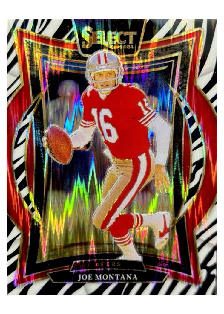 2024 Panini Select Base Set Joe Montana #70 card