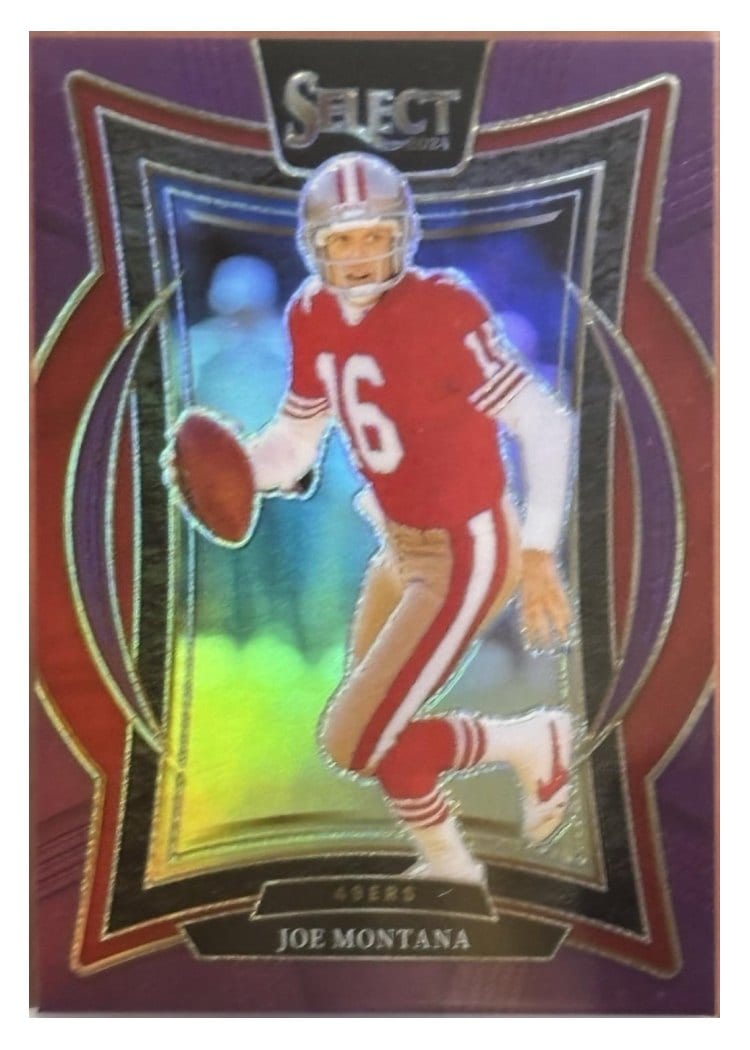 2024 Panini Select Base Set Joe Montana #70 card
