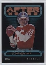 2024 Topps Midnight After Hours Joe Montana #AH-10 card