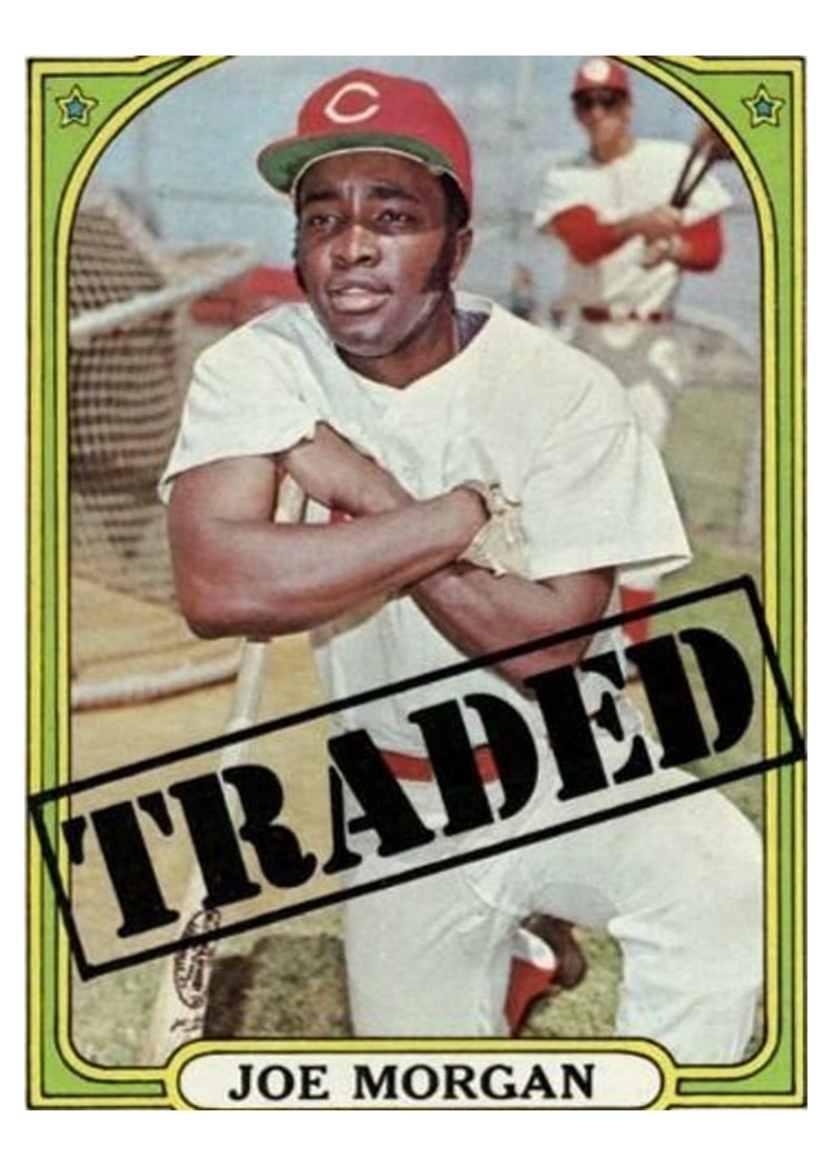 1972 Topps Joe Morgan Traded #752 card