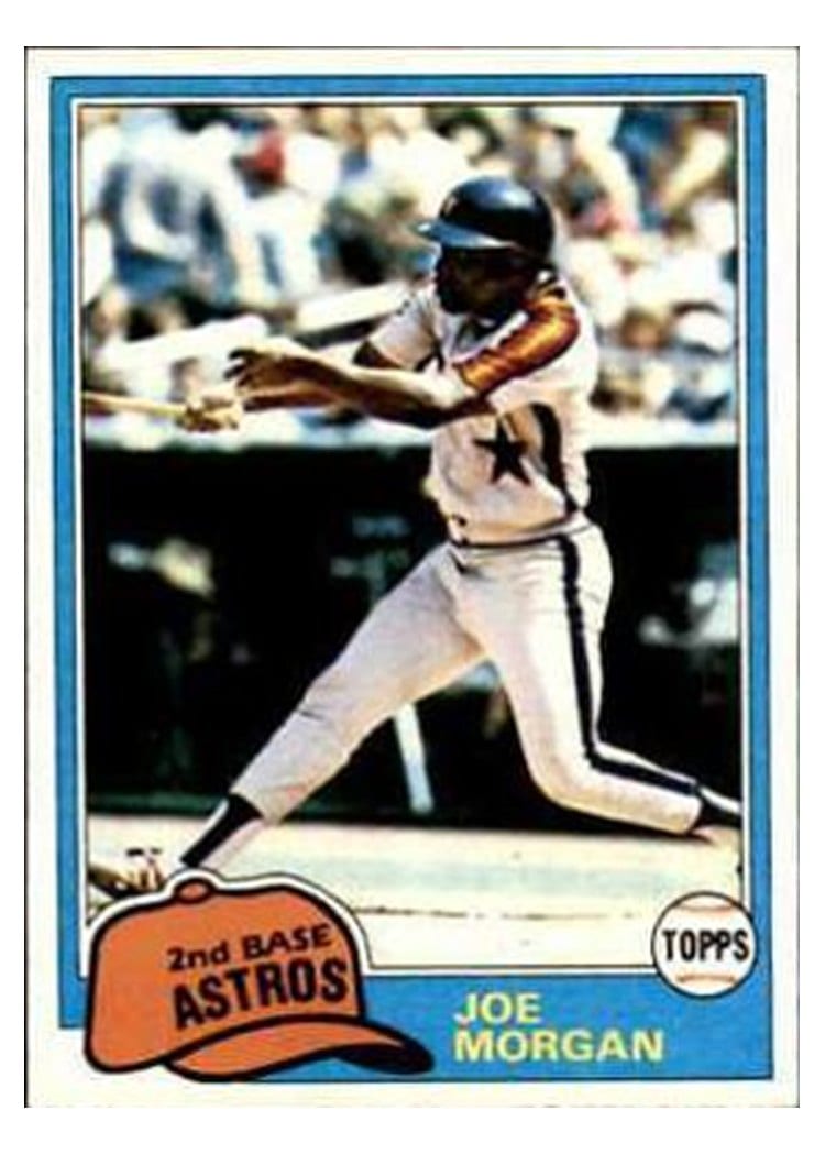 1981 Topps Joe Morgan #560 card