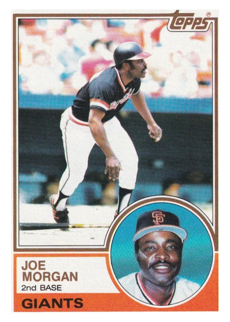 1983 Topps Joe Morgan #603 card