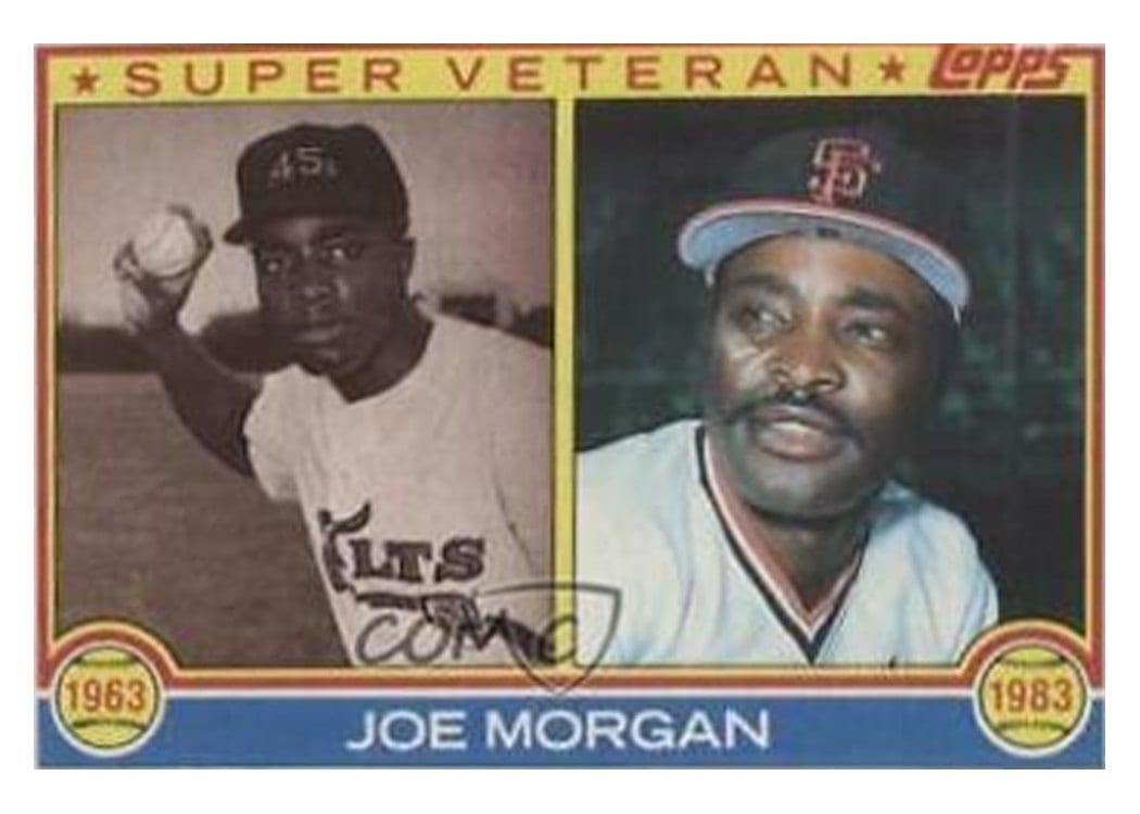 1983 Topps Joe Morgan #604 card