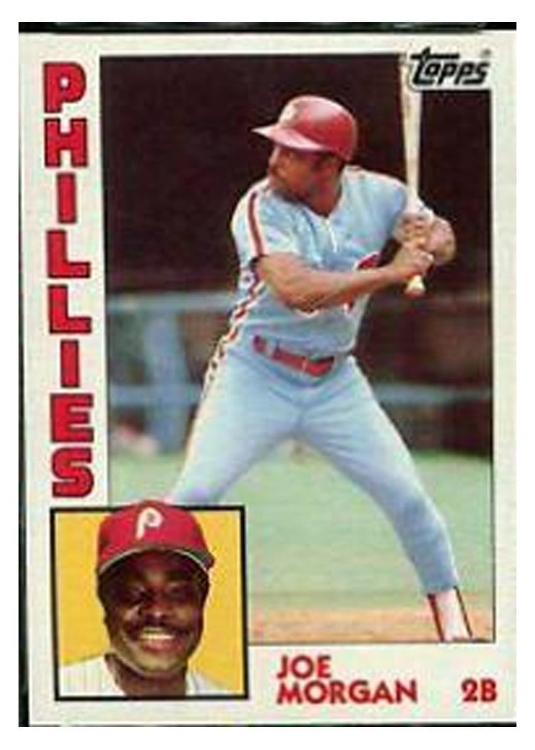 1984 Topps Joe Morgan #210 card