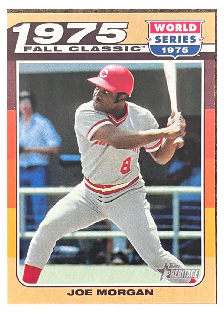 2024 Topps Heritage Mini 1975 Fall Classic Joe Morgan #75FC-10 card