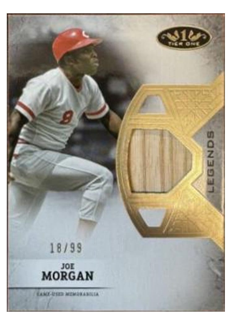 2025 Topps Tier One Legend Relics Joe Morgan #T1LR-JM card