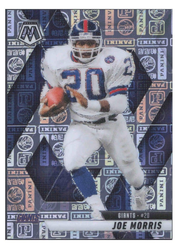 2025 Panini Mosaic Base Set Joe Morris Silver Knight #52 card