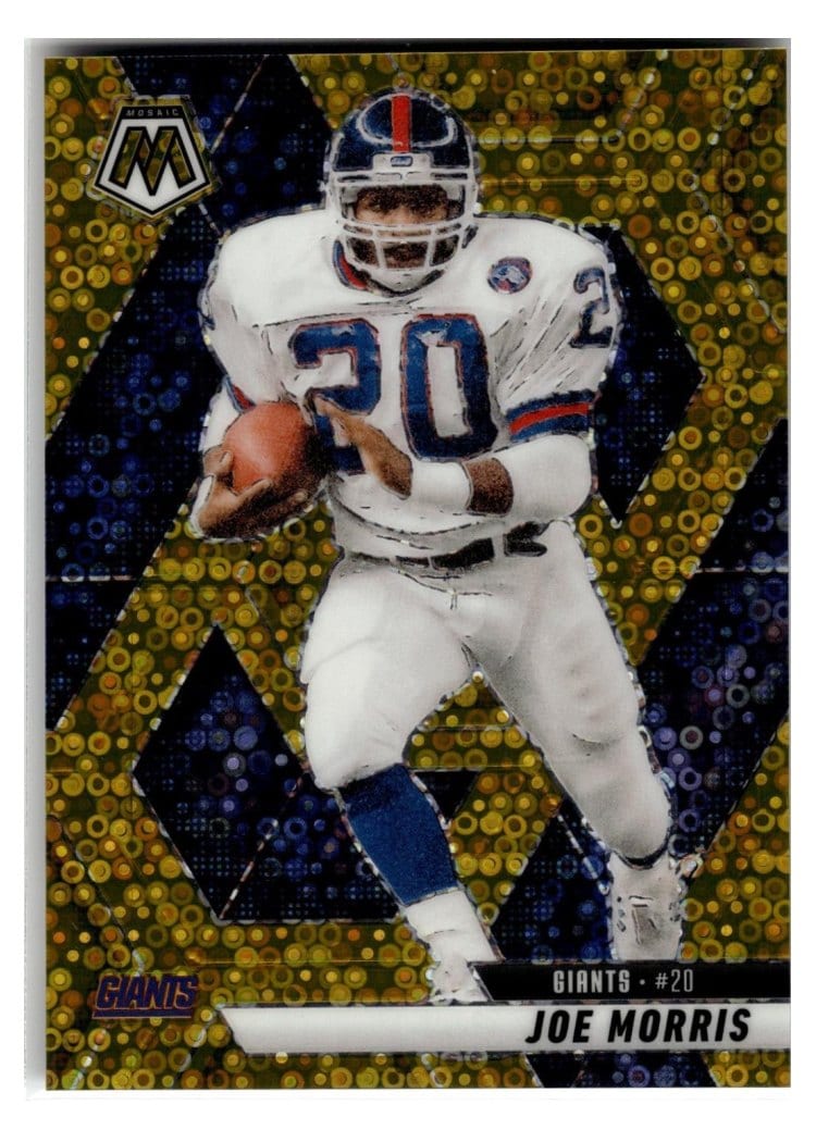 2025 Panini Mosaic Base Set Joe Morris No Huddle Gold #52