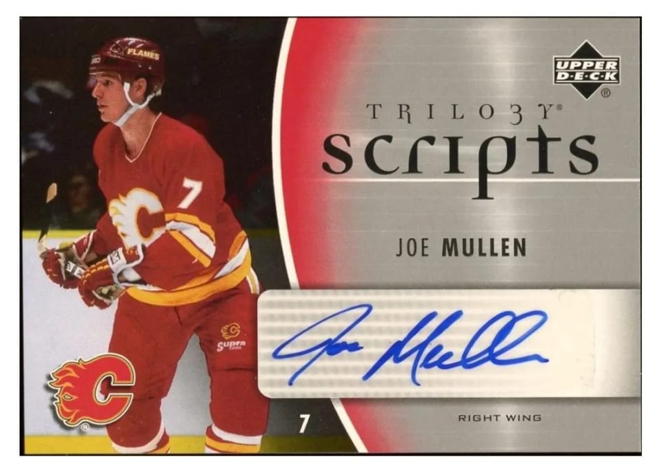 2006 Upper Deck Trilogy Scripts Joe Mullen #TS-JM card