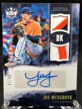 2022 Panini Diamond Kings Artistic Endeavors Material Signatures Joe Musgrove #AEMS-JM card