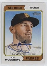 2023 Topps Heritage Real One Autographs Joe Musgrove #ROA-JM card