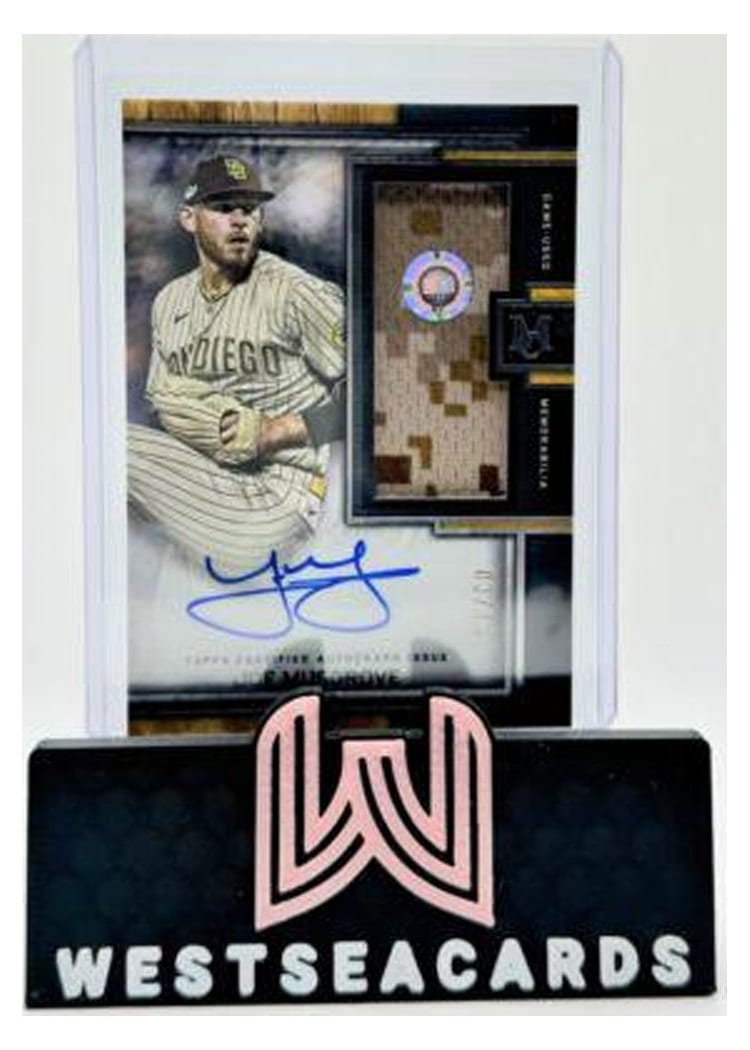 2023 Topps Museum Collection MLB Authenticated Autographed Relics Joe Musgrove #ARA-JM card