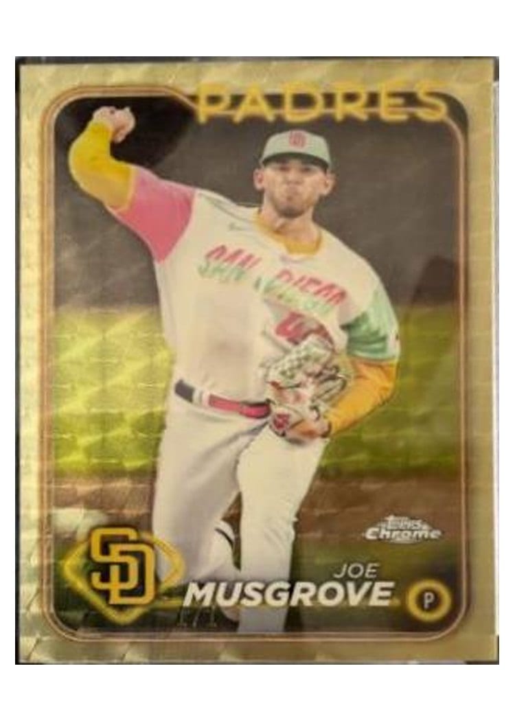 2024 Topps Chrome Base Set Joe Musgrove #192 card