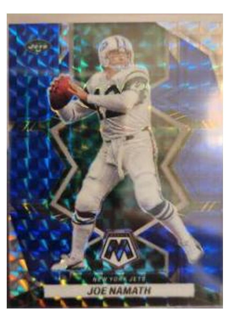 2022 Panini Mosaic Base Set Joe Namath #205 card