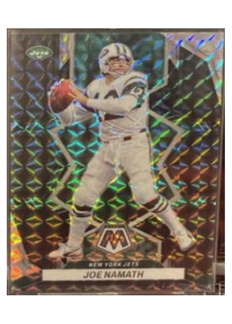 2022 Panini Mosaic Base Set Joe Namath #205 card