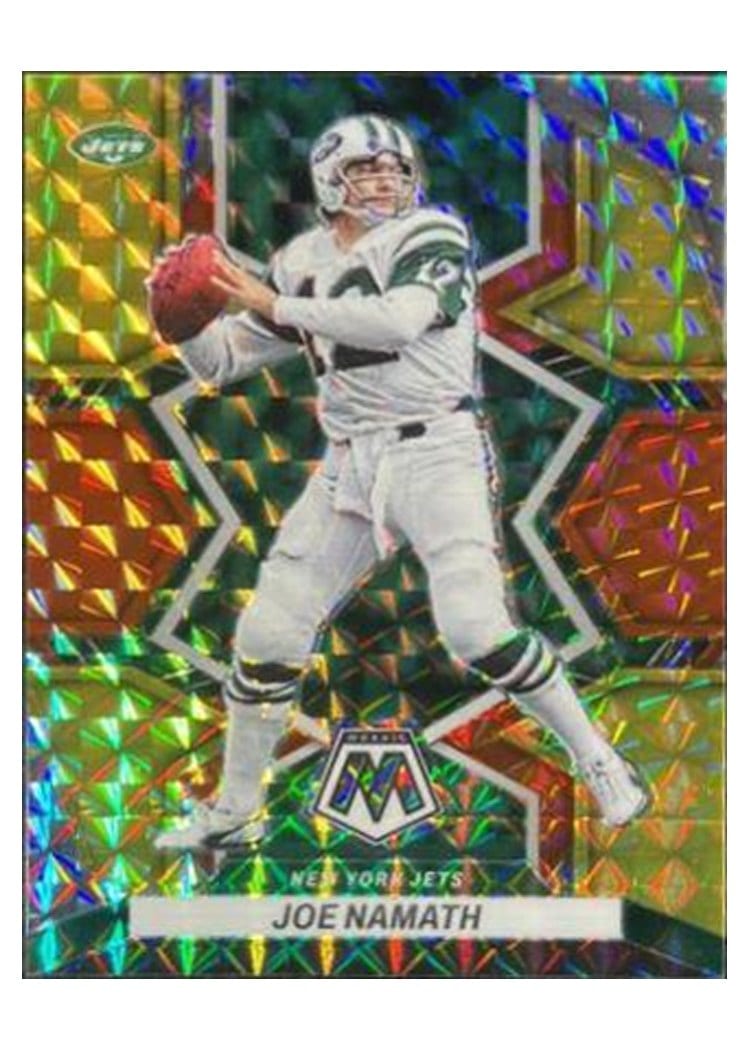 2022 Panini Mosaic Base Set Joe Namath #205 card