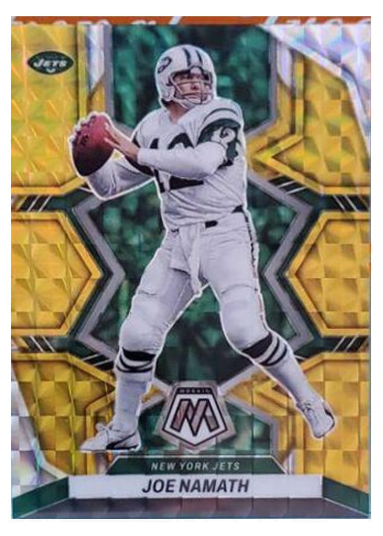 2022 Panini Mosaic Base Set Joe Namath #205 card