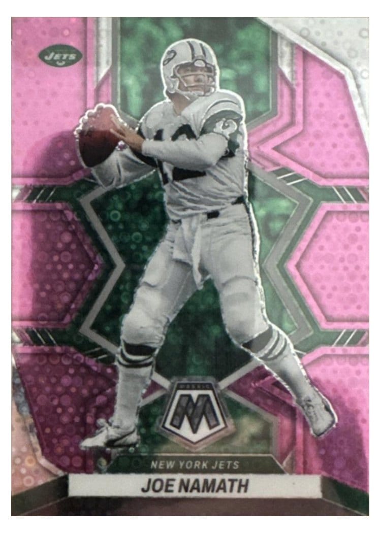 2022 Panini Mosaic Base Set Joe Namath #205 card