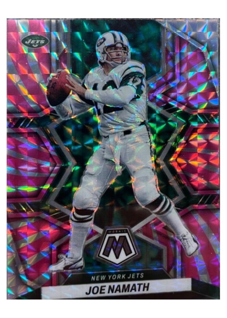 2022 Panini Mosaic Base Set Joe Namath #205 card