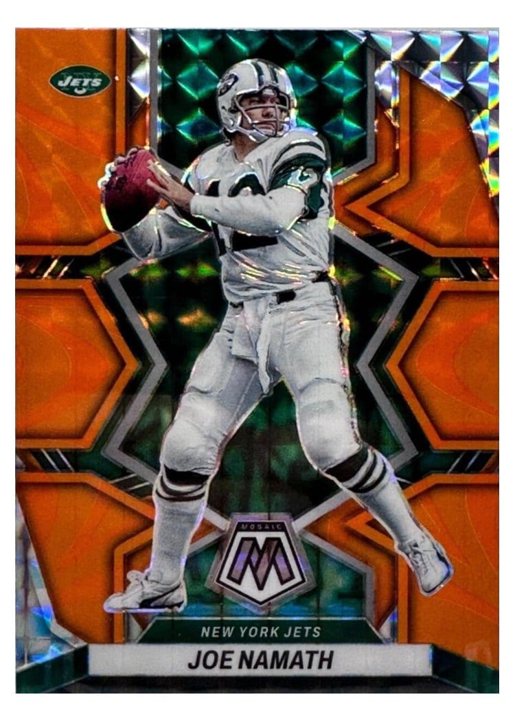 2022 Panini Mosaic Base Set Joe Namath #205 card