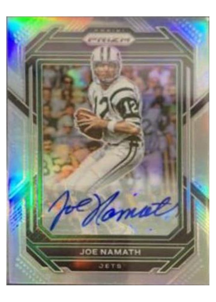 2022 Panini Prizm Base Set Joe Namath #232 card