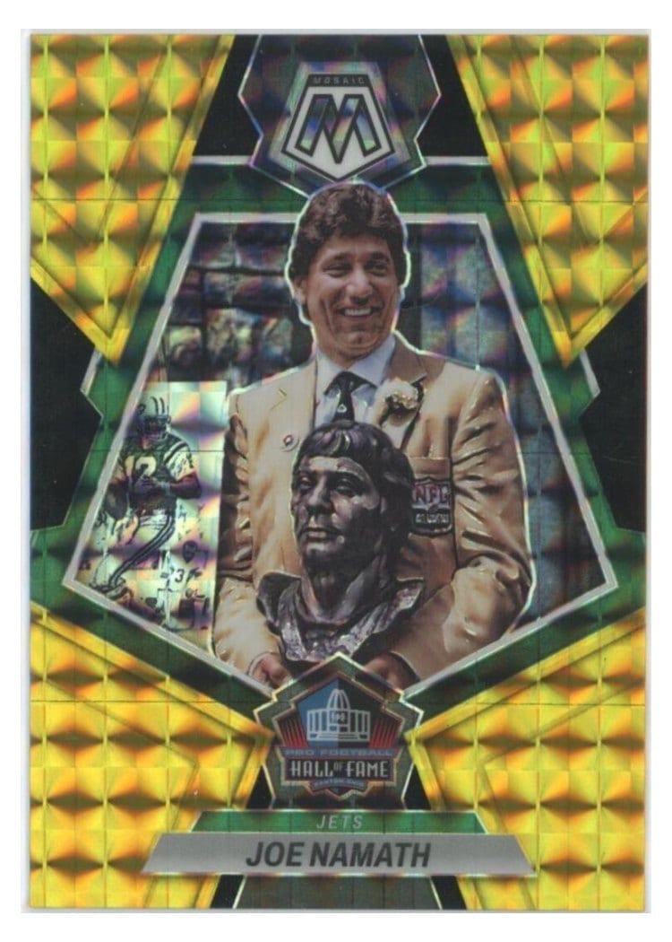 2023 Panini Mosaic Base Set Joe Namath #272 card