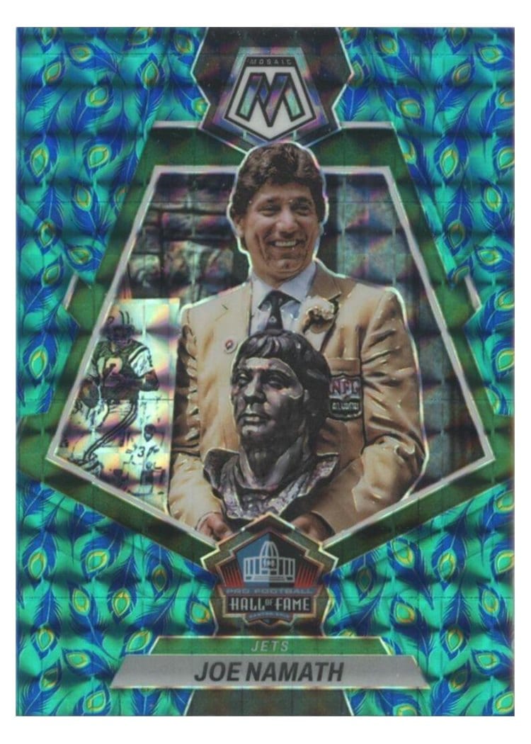 2023 Panini Mosaic Base Set Joe Namath #272 card