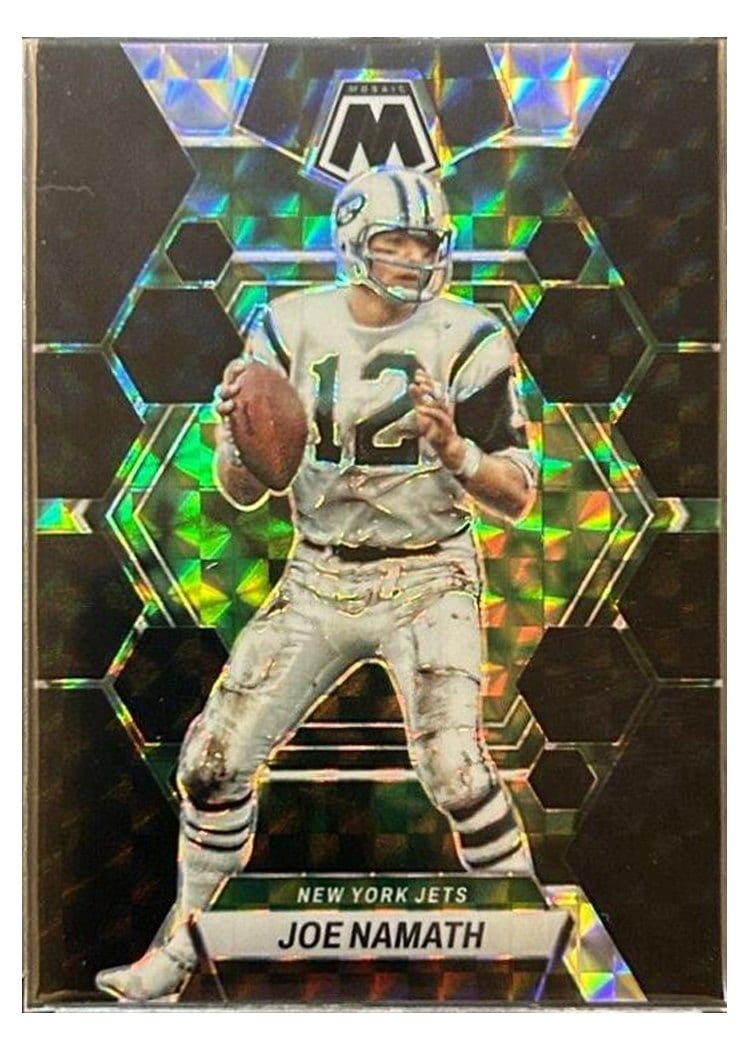 2023 Panini Mosaic Base Set Joe Namath #79 card