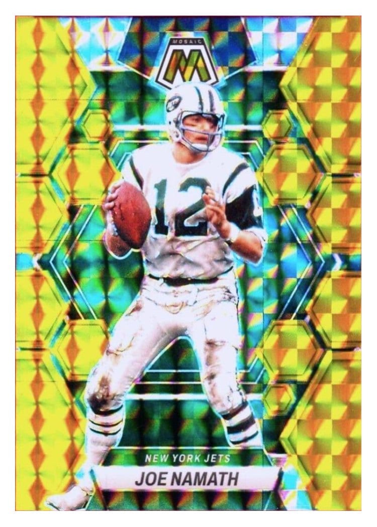 2023 Panini Mosaic Base Set Joe Namath #79 card