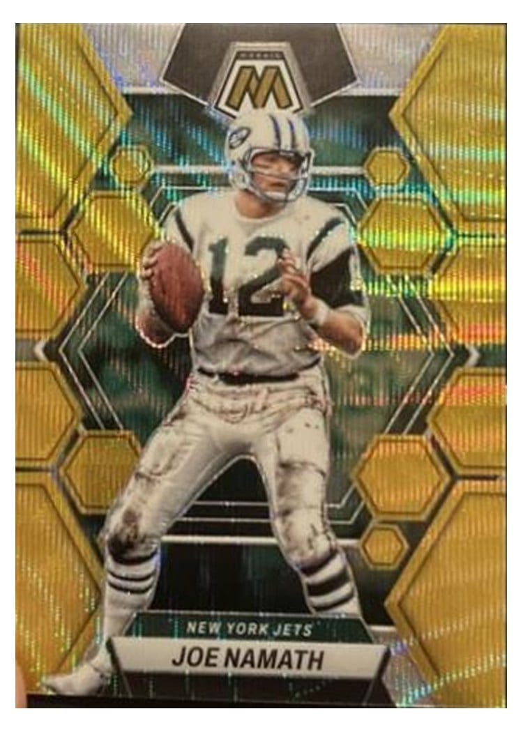 2023 Panini Mosaic Base Set Joe Namath #79 card