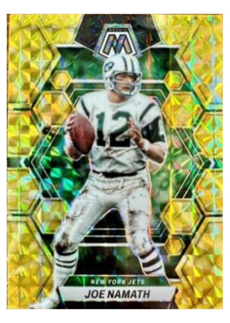 2023 Panini Mosaic Base Set Joe Namath #79 card