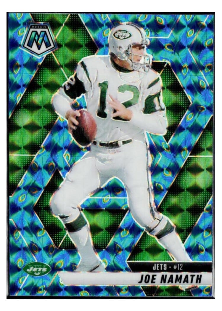 2025 Panini Mosaic Base Set Joe Namath #39 card