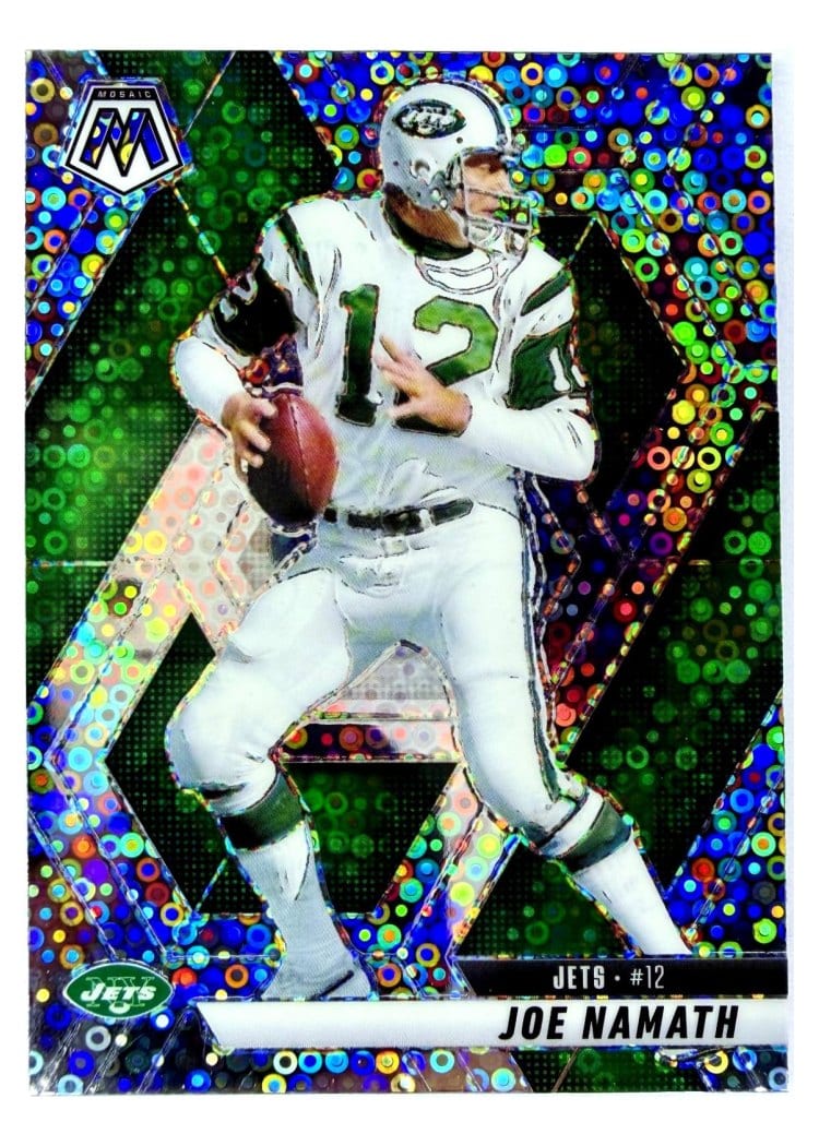 2025 Panini Mosaic Base Set Joe Namath #39 card