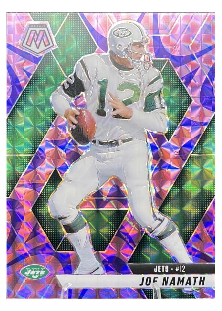 2025 Panini Mosaic Base Set Joe Namath #39 card
