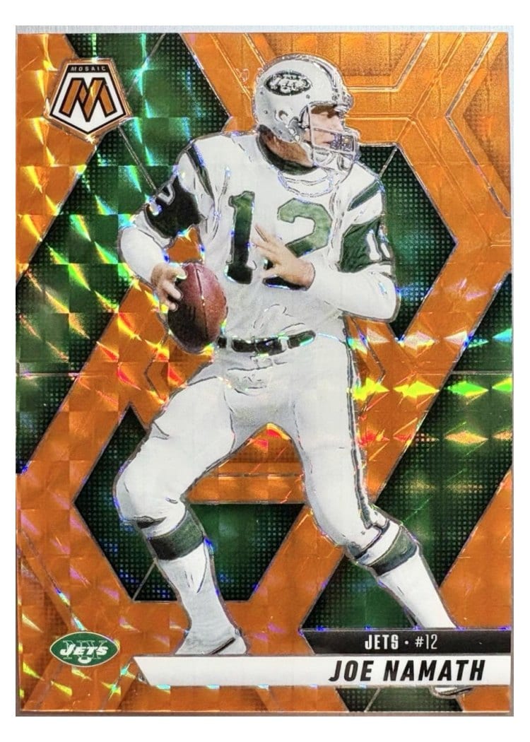 2025 Panini Mosaic Base Set Joe Namath #39 card