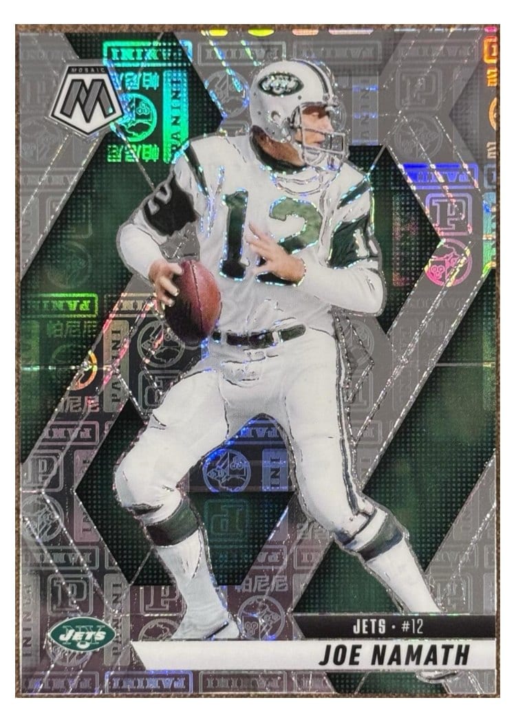 2025 Panini Mosaic Base Set Joe Namath #39 card