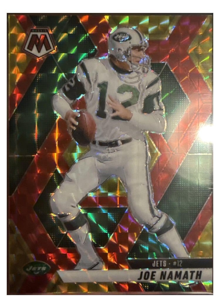 2025 Panini Mosaic Base Set Joe Namath #39 card