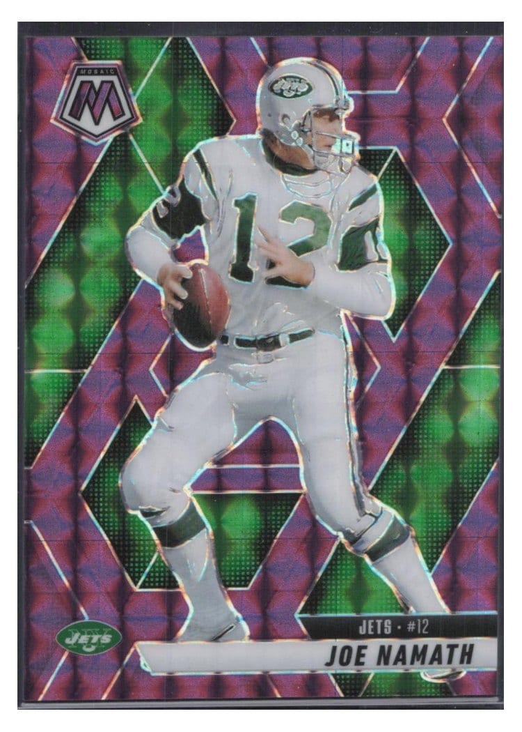 2025 Panini Mosaic Base Set Joe Namath #39 card