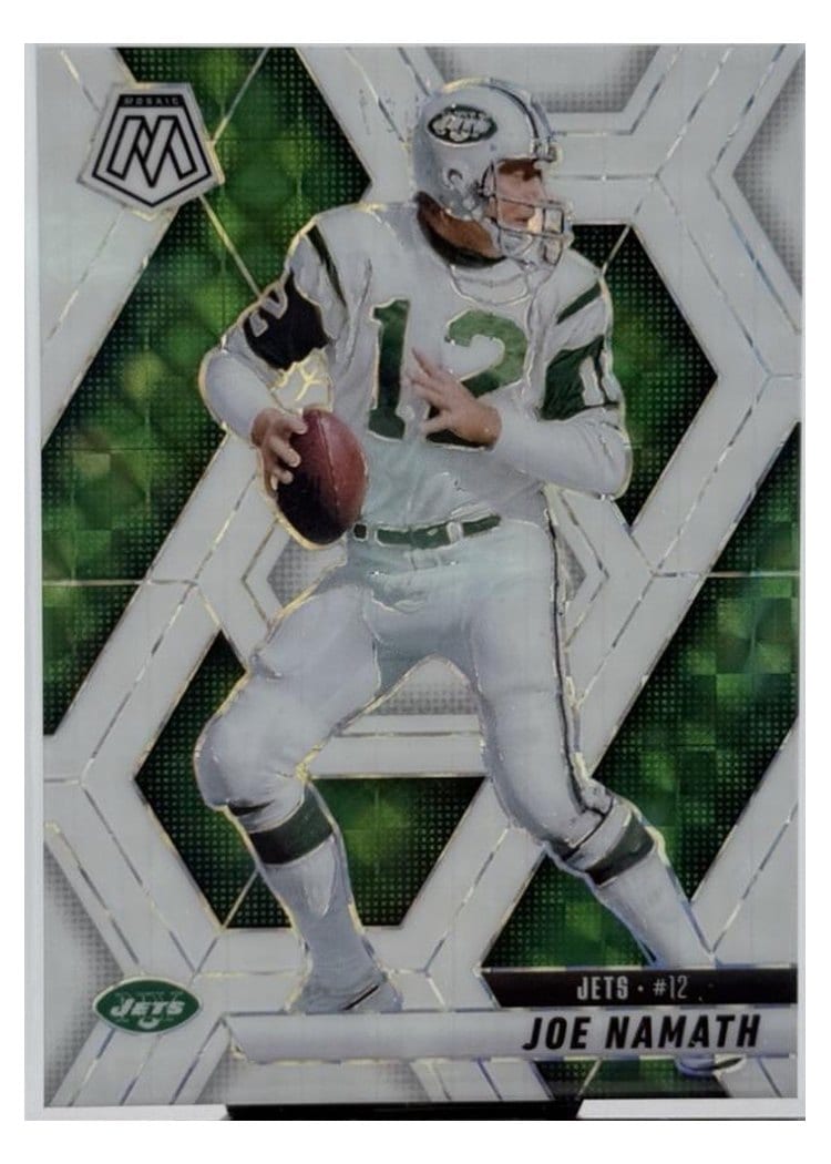 2025 Panini Mosaic Base Set Joe Namath #39 card
