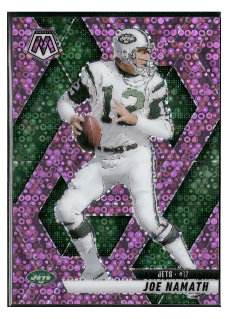 2025 Panini Mosaic Base Set Joe Namath #39 card