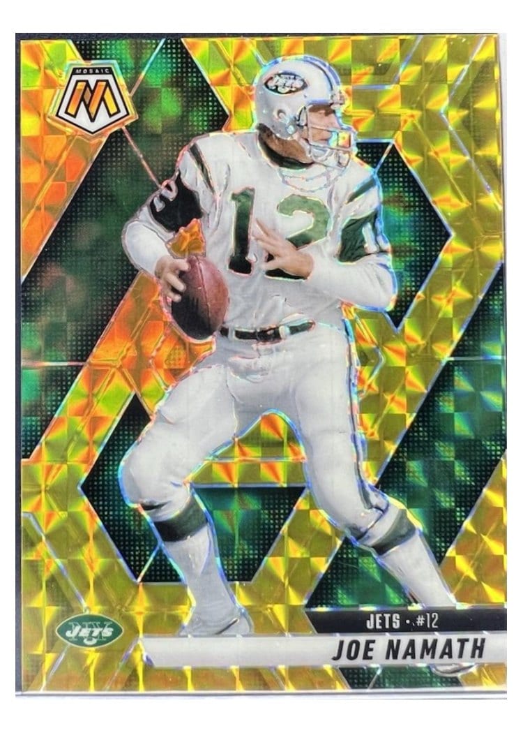 2025 Panini Mosaic Base Set Joe Namath #39 card