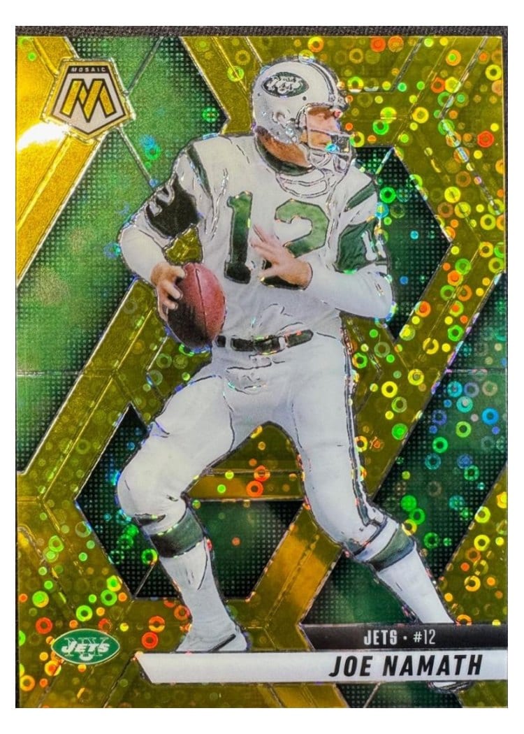 2025 Panini Mosaic Base Set Joe Namath #39 card