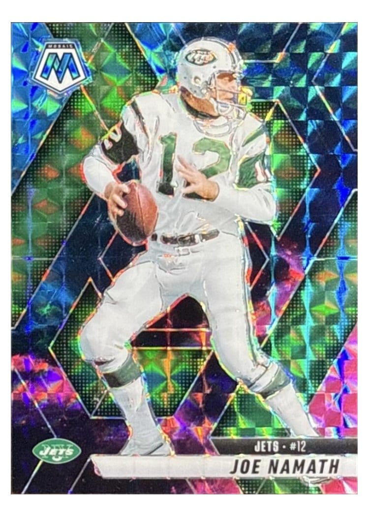 2025 Panini Mosaic Base Set Joe Namath #39 card