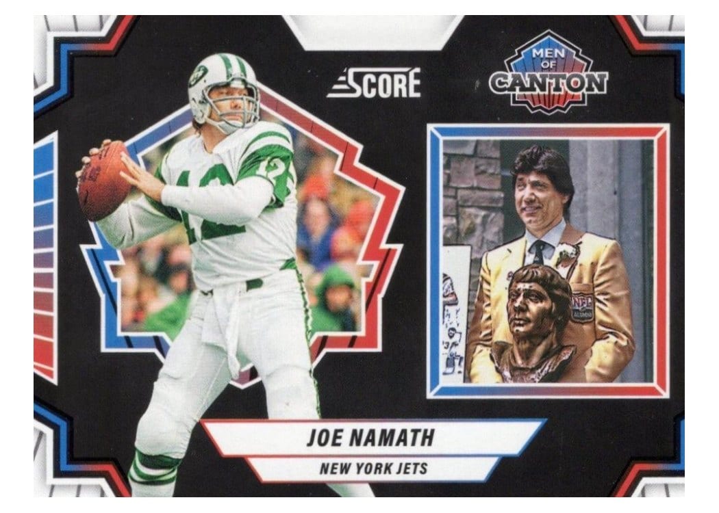 2025 Score Men of Canton Joe Namath #15
