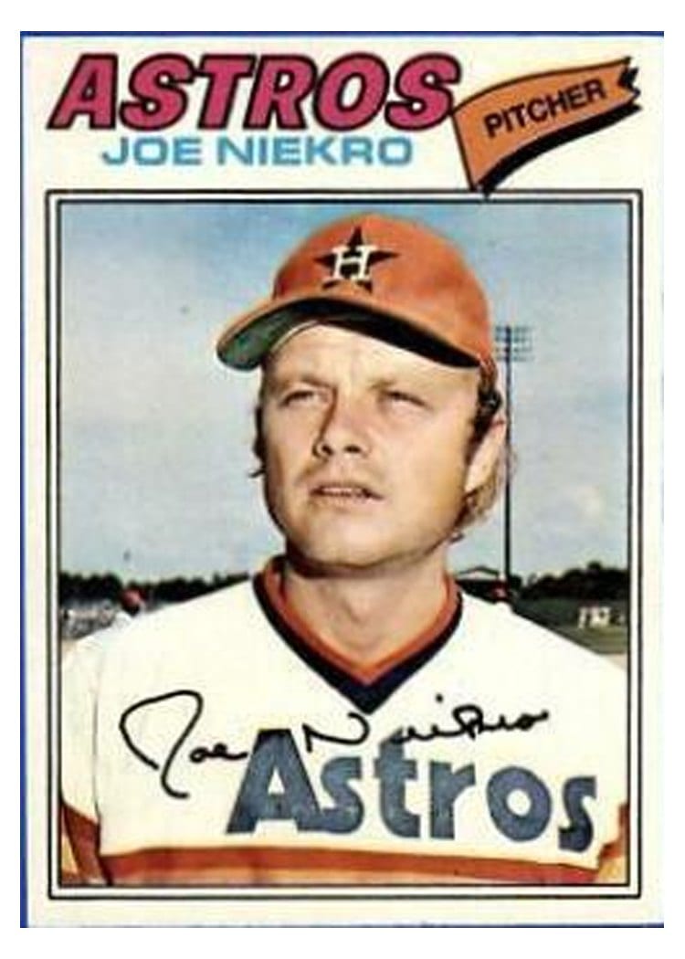 1977 Topps Joe Niekro #116 card