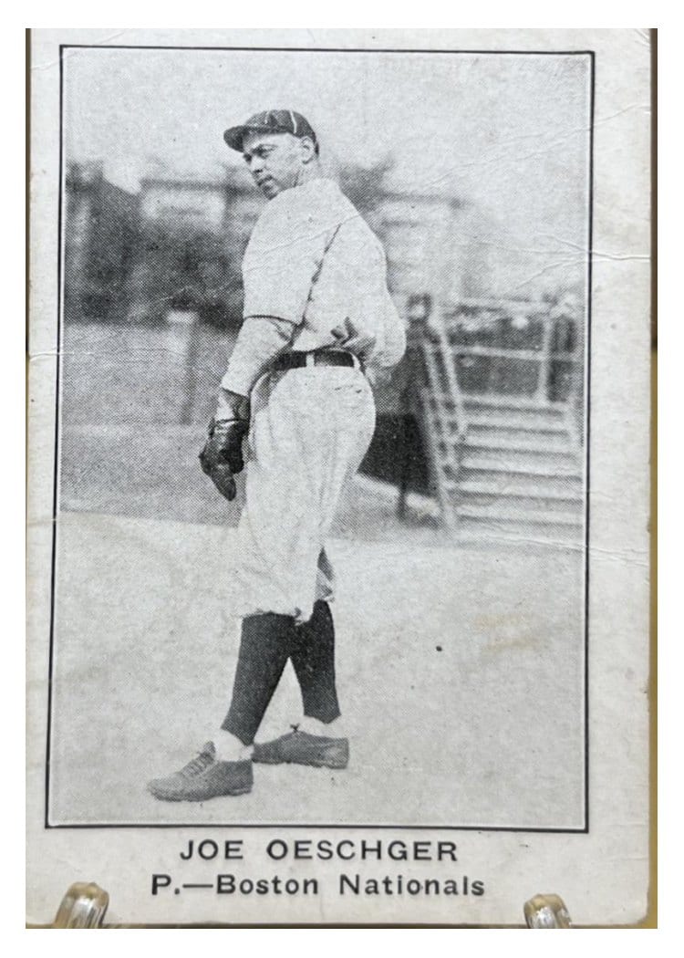 1922 E121 American Caramel Series of 120 Joe Oeschger card